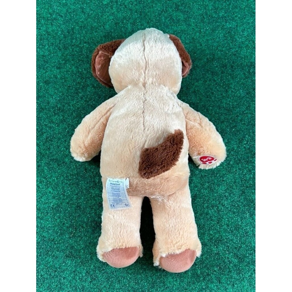 Build-A-Bear Workshop Tan Plush Dog With Brown Ears & Tail Stuffed Animal - Picture 2 of 6